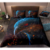 Eagle Print 3-Piece Duvet Cover Set Hotel Bedding Sets Comforter Cover with Soft Lightweight Microfiber,  Include 1 Duvet Cover,  2 Pillowcases for Double/Queen/King(1 Pillowcase for Twin/Single) miniinthebox