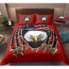Eagle Print 3-Piece Duvet Cover Set Hotel Bedding Sets Comforter Cover with Soft Lightweight Microfiber,  Include 1 Duvet Cover,  2 Pillowcases for Double/Queen/King(1 Pillowcase for Twin/Single) miniinthebox