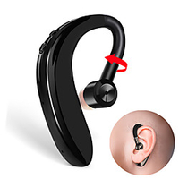 Ear-Hook Bluetooth Headphone Wireless Non Ear Plug Single Ear Bluetooth Handfree Headset with Mic Painless Wearing Bluetooth5.0 Earpiece 25Hrs Calltime for Cell Phone miniinthebox