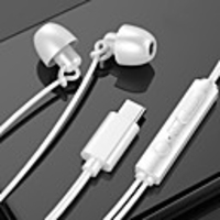 Earbuds For Mp3 E-Book Radio With Mic Wired Earphones USB Type C Bass Phone Earphone Headset For Huawei Vivo Millet