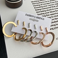 Earrings Classic Stylish Punk European Trendy Earrings Jewelry Gold For Party Evening Street Date Birthday Festival miniinthebox