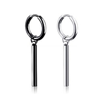 Earrings Holiday Wedding Birthday Romantic Earrings Jewelry Black / White / Gold For Date Street Festival 1pc