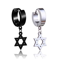 Earrings Holiday Wedding Birthday Romantic Earrings Jewelry Black / White For Date Street Festival 1pc