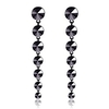 Earrings Holiday Wedding Birthday Romantic Earrings Jewelry Black For Date Street Festival 1 Pair