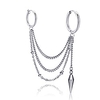 Earrings Holiday Wedding Birthday Romantic Earrings Jewelry Silver For Date Street Festival 1pc