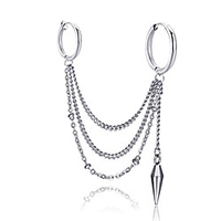Earrings Holiday Wedding Birthday Romantic Earrings Jewelry Silver For Date Street Festival 1pc