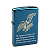 Earth Brand Eagle Pattern Oil Lighter (Blue)