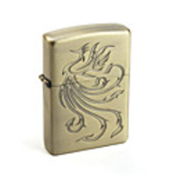 Earth Brand Phoenix Pattern Oil Lighter