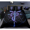Easter Cross 3-Piece Duvet Cover Set Hotel Bedding Sets Comforter Cover with Soft Lightweight Microfiber,  Include 1 Duvet Cover,  2 Pillowcases for Double/Queen/King(1 Pillowcase for Twin/Single) miniinthebox