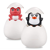 Easter Eggs Bath Toy Set of 2 Baby Egg Raining Bath Toy Hidden Penguin and Dinosaur Squirt Egg Water Shower Tub Floating Toy Easter Eggs for Boys and Girls Gift for 1 2 3 4 5 6 Years Old miniinthebox