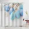 Easter Simple Egg Digital Printing Shower Curtain Shower Curtains Hooks Modern Polyester New Design