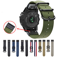 Easy Fit Nato Premium Nylon Strap for For Garmin Fenix 5 / Fenix 5 Plus Watch Band Quick Release Replacement Wrist band For Garmin Fenix 6 / 6 Pro / Fenix 5 / Fenix 5 Plus miniinthebox