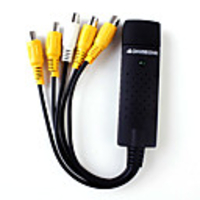 EasyCAP 4 Channel USB 2.0 DVR Video Capture Surveillance Dongle