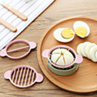 Egg Cutter Multi-Functional Egg Slicer Kitchen Tool Eggs Cutting 3in1 Gadgets Egg Splitter Artifact Cooking Tools