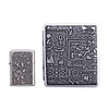 Egypt Pattern Rub Lighter with Cigarette Case