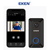 EKEN V6 Black Smart WiFi Video Doorbell Camera IP Door Bell Wireless Home Visual Intercom APP Control Security Camera