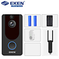 EKEN V7 HD 1080P Smart WiFi Video Doorbell Camera Visual Intercom Night vision IP Door Bell Wireless Security Camera