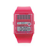 EL Solar Electronic Movement Watch,  Red