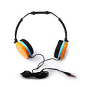 Elecom Contrast EHP-OH100 Stereo Headphones (Orange)