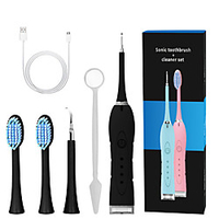 Electric Dental Scaler Household Dental Calculus Remover Sonic Rechargeable Dental Scaler miniinthebox