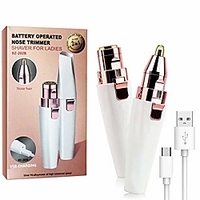 Electric Eyebrow Trimmer,  Female-Specific Painless Razor,  USB Rechargeable Mini Eyebrow Razor,  Portable Epilator,  Facial Epilator,  Built-In LED Light And 2 Head Eyebrow Razors miniinthebox