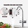 Electric Kitchen Water Heater Tap Instant Hot Water Faucet Heater Cold Heating Faucet Tankless Instantaneous with LED EU Plug