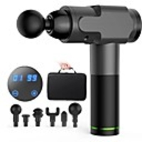 Electric Muscle Massage Gun Sport Therapy Massager Body Relaxation Pain Relief Slimming Shaping Massager 6 Heads With Bag