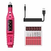 electric nail drill acrylic nail kit tools nail drill file kit nail tips salon manicure pedicure polishing machine usb charging amp; 40;one size, rose redamp; 41;