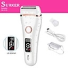Electric Razor Painless Lady Shaver For Women Bikini Trimmer For Whole Body Waterproof USB Charging LCD Display Wet Dry Using