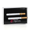 Electronic Cigarettes with Chargers and 10-Refills Set (110V~240V AC) White