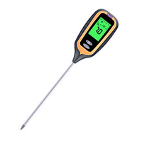 electronic digital four-in-one soil analyzer quick test device totests the pH moisture temperature and plant light intensity of the soil miniinthebox