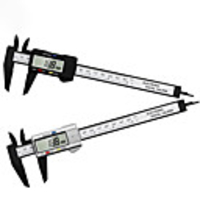 Electronic digital readout caliper 0-150 mm high strength plastic caliper measuring tool