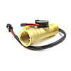Electronic Flow Meter Electronic Flow Sensor solar water heater water flow meter G1/2 YF-B8 0.3-10L/M Magnetic valve