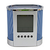 Electronic Gift Multifunctional Penholder Calendar With Colorful Light