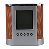 Electronic Gift Multifunctional Penholder Calendar With Colorful Light