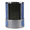Electronic Gift Multifunctional Penholder Calendar With Colorful Light