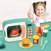 electronic microwave oven set toy,  developmental educational pretend play set,  ideal kitchen appliances microwave oven toy sounds amp; lights gift for boys girls