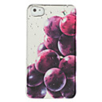 Electroplated Raindrop Grape Design Back Case for iPhone 4 / 4S