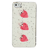 Electroplated Raindrop Grape Design Back Case for iPhone 4 / 4S