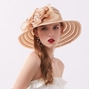 Elegant Beach Chiffon Hats with Lace 1 PC Wedding / Kentucky Derby Headpiece miniinthebox