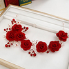Elegant Bridal Alloy Headpiece with Flower 1 Piece Wedding / Special Occasion Headpiece miniinthebox