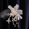 Elegant Bridal Lace Headpiece with Pearl / Lace / Floral 1 Pair Wedding / Party / Evening Headpiece