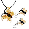 Elegant Butterfly Shape Necklace and Earrings