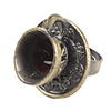 Elegant Coffee Cup Shape Copper Ring