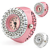 Elegant Round Case Ring Watch