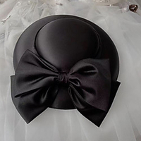 Elegant Vintage Inspired Silk Like Satin Hats with Bow(s) 1pc Wedding / Party / Evening Headpiece miniinthebox