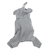 Elephant Style Coat with Pants for Dogs (XS-XL,  Gray)