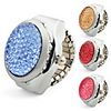 Elliptical Case Metal Ring Watch