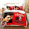 Elvis Presley 3-Piece Duvet Cover Set Hotel Bedding Sets Comforter Cover with Soft Lightweight Microfiber,  Include 1 Duvet Cover,  2 Pillowcases for Double/Queen/King(1 Pillowcase for Single)