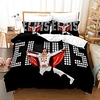 Elvis Presley 3-Piece Duvet Cover Set Hotel Bedding Sets Comforter Cover with Soft Lightweight Microfiber,  Include 1 Duvet Cover,  2 Pillowcases for Double/Queen/King(1 Pillowcase for Single)